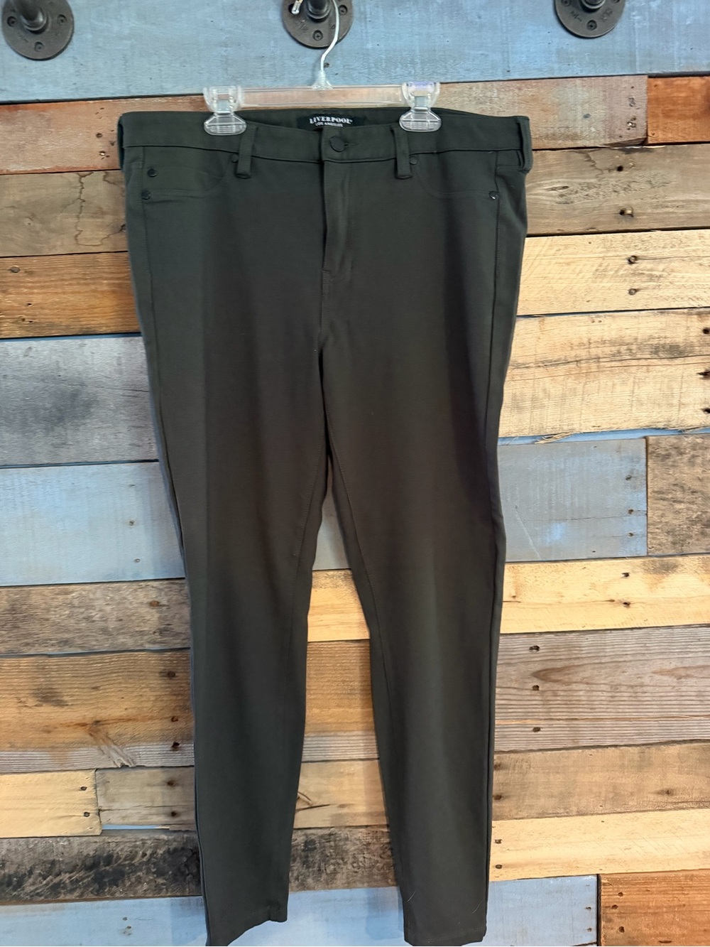 Liverpool Women's Olive Green Dress Pants